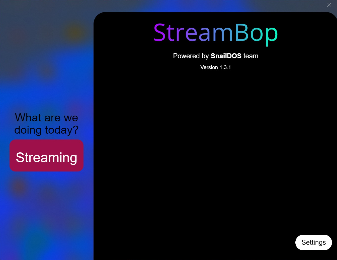 StreamBop in action